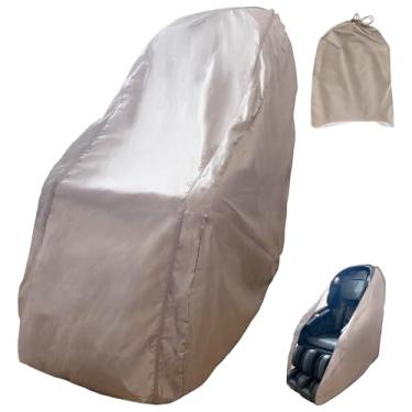 Imagem de Capa para cadeira de massagem, tecido Oxford, protetor de cadeira de massagem, à prova de poeira, capa reclinável à prova d'água, protetor de sofá com bolsa de armazenamento para pátio doméstico