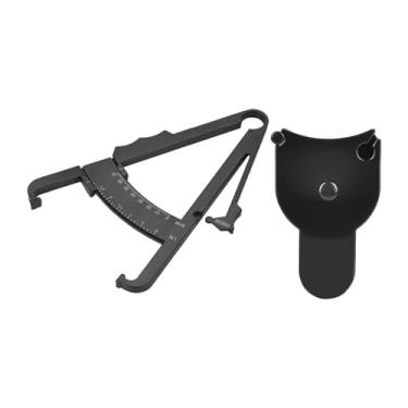 Imagem de Deevoka Conjunto de medidor de gordura corporal e fita métrica para treino, paquímetro de dobras cutâneas, fita métrica, fácil de usar