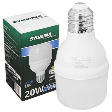 Imagem de Lâmpada Bulbo Led Alta Potência 20W Bivolt Frio 6500K - SYLVANIA, 110V
