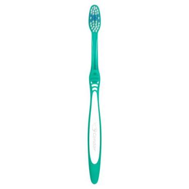 Imagem de Escova Dental Macia Condor Agile Cabeça M - Mundo Condor, VERDE