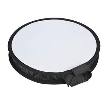Imagem de Difusor Portátil Dobrável Redondo Speedlite Softbox Ajuda a Espalhar Efeitos de Flash Amplamente Acessórios de Estúdio de Fotografia Preto Branco 40 CM 1 Cena Aplicável