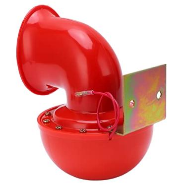 Imagem de Chifre de Touro Elétrico de Metal Vermelho 150db para Carro, Caminhão, Barco, Motocicleta
