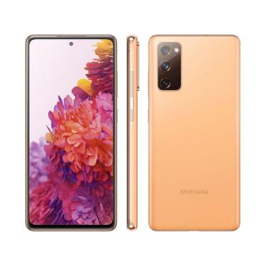 Imagem de Smartphone Samsung Galaxy S20 FE 128GB Cloud Orange 6GB RAM 6,5" Câm. Tripla + Selfie 32MP Dual Chip