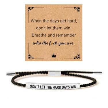 Imagem de ZCVFA Pulseira Inspire - God Is In Control, Aço Inoxidável Ajustável Fé Cristã Feito à Mão Pulseira Trançada com Motivação de Autoestima Joias para Mulheres e Homens, Adjustable, Aço inoxidável, Sem