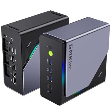 Imagem de GMKtec Mini PC para jogos, AMD Ryzen 7 H 255 (atualizado 8745HS) 16GB DDR5 RAM 1TB SSD, NUCBOX K12 Desktop com expansão 3X M.2 2280, Oculink, Dual NIC 2.5G, HDMI 2.1, USB4