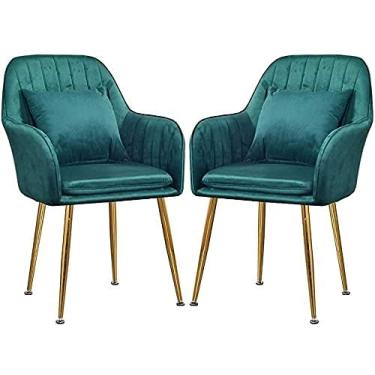 Imagem de Cadeira de jantar, cozinha, sala de jantar, móveis, cadeiras, cozinha, sala de jantar, conjunto de 2 poltronas modernas para cozinha, sala de estar, recepção, lazer, com pernas de metal, assento e