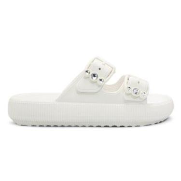 Imagem de Chinelo Usaflex Feminino Slide Plataforma Poofy Eva Fivela Brilho AL4401-Feminino