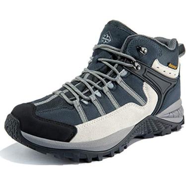 Imagem de Wantdo Botas Femininas Impermeáveis para Caminhadas Inverno Botas de Neve Antiderrapantes Sapatos de Trabalho Inverno Segurança Calçados, Offwhite, 9.5