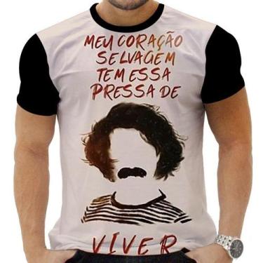 Imagem de Camiseta Camisa Personalizada Rock Belchior MPB Brasil 4 - Obsidiana C