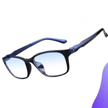 Imagem de Óculos Anti Luz Azul Confortável Leve TR90 Bloqueador Blue Ray Sem Grau Celular Blocker Proteção Contra os Raios Azuis Telas Computador TV Matte Blue + Estojo forro duplo DAFALUI