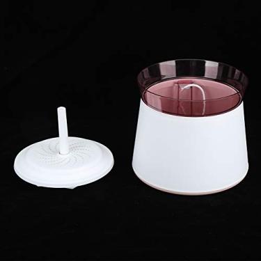 Imagem de Naroote Alimentador Rosa Adorável de Dispensador de água para Animais de Estimação, Cães Pequenos e Gatos, Esponja de Filtro de Alta Densidade, Fácil de Limpar, Defletor Anti-transbordamento (Rosa)