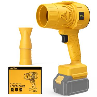 Imagem de Soprador de folhas elétrico sem fio para bateria Dewalt 20v Max, sopradores de folhas portáteis para cuidados com o gramado, folhas sopradoras e poeira, secador de carro turbo, mini soprador de folhas