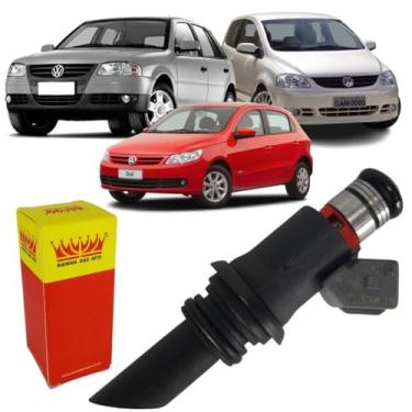 Imagem de RAINHA DAS SETE Bico Injetor Iwp176 Vermelho Flex Compatível com Gol G4 G5 1.0 Mpi Fox 1.0 8V Mpi 2005-2009 Referência MM 50103402