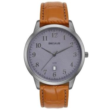 Imagem de Relógio Seculus Masculino Ref: 44302gpsvsc3 Clássico Grafite