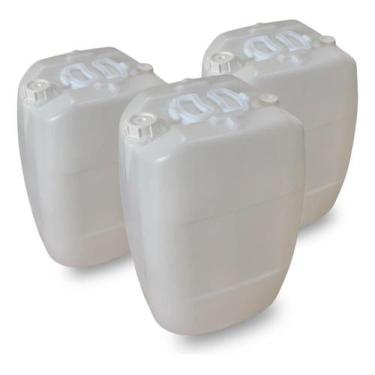 Imagem de Bombona 50L Transparente Para Água - 3 Pçs - Nastripack