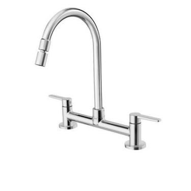 Imagem de Misturador para Cozinha de Mesa Bica Alta 1,2 DN15 Gali Chrome Docol