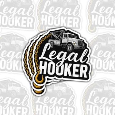 Imagem de 3 adesivos de prostituta legal, decalque de vinil engraçado para motorista de caminhão de reboque, adesivo de operador de reboque para laptop, garrafa de água, caixa de ferramentas, carro, presente