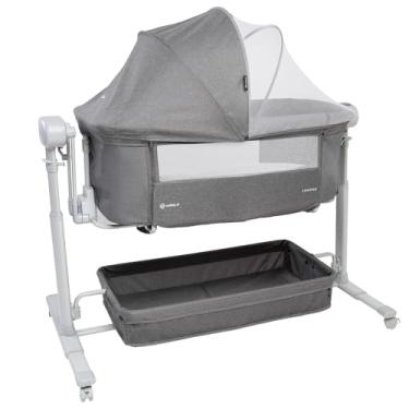 Imagem de Berço Co-Bed Safety 1st, Lounge com Balanço Automático - Grey