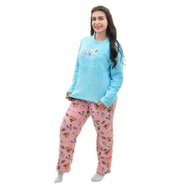 Imagem de Pijama Feminino Majestosa Fleece Victory-Feminino