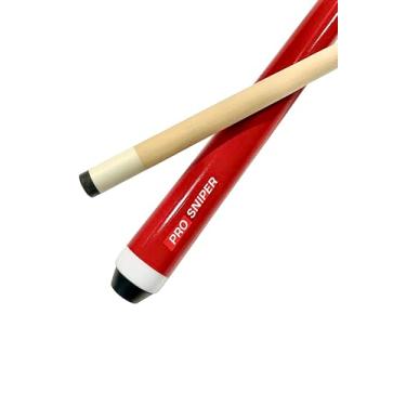 Imagem de Prosniper Conjunto de 4 bastões de bilhar premium | Taça de sinuca canadense Ashwood de 540 ml com eixo de baixa deflexão e 4 gizes extras | Taça de bilhar profissional para jogos em casa e bar