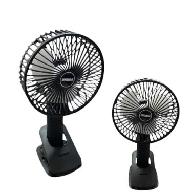 Imagem de Mini Ventilador de Mesa Recarregável USB, Portátil, 3 Velocidades, Silencioso, Mesa Escritório Ônibus Trem Carro Viagem Verão Dia A Dia