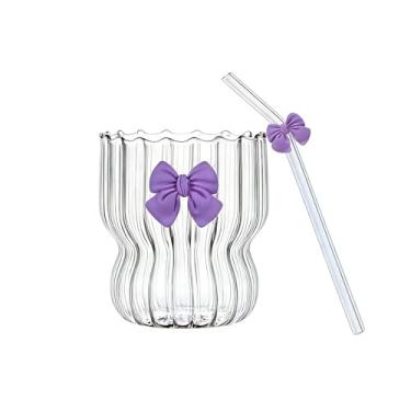 Imagem de 1 peça de copos vintage de borboleta, estampa de borboleta, uísque, escocês e bourbon, artesanato artístico em vidro vintage, canecas de café gelado para bebidas para uísque, cerveja, suco, água