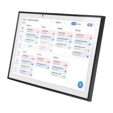 Imagem de Hyuduo Calendário Digital Inteligente de 10,1 Polegadas Planejador Familiar Com Tela de Toque HD Com Gráfico de Tarefas Interativo e Porta-retratos para Outlook Yahoo Calendar Sync (Plugue UE