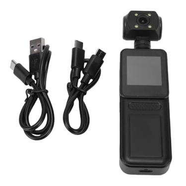 Imagem de RiToEasysports Câmera de Ação, 4K, Tela de 1,3 Polegadas, Lente Giratória de 180 °, Câmera Esportiva Vestível, Filmadora Com Clipe Traseiro para Gravação de Vlog (Sem cartão)