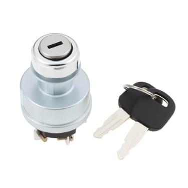 Imagem de YINETTECH Interruptor de ignição de motor de partida de escavadeira 9G7641 095-9269 com 2 chaves compatível com escavadeira trator e escavadeira