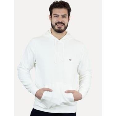 Imagem de Moletom Tommy Hilfiger Masculino Essential Terry Hoody Branco-Masculino
