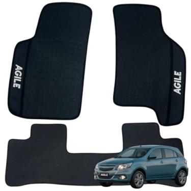 Imagem de Kit de Tapete Agile 2009 2010 2011 2012 2013 2014 2015 2016 Jogo de Tapete 3 Peças