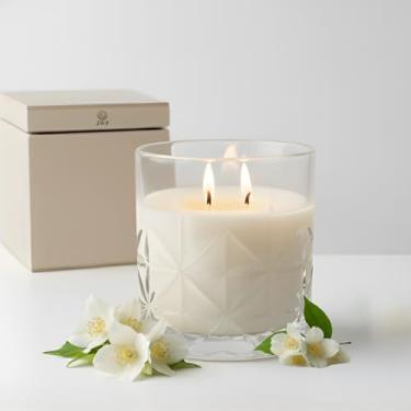 Imagem de Vela Aromática Perfumada - Jasmin Afeto - 250g | Fragrância Expandida - Cera de Coco e Soja