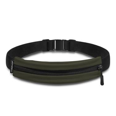 Imagem de Fitgriff Cinto de corrida V2 para homens e mulheres - Bolsa de corrida segura para telefone, chaves e itens essenciais - para todos os telefones celulares (verde militar)