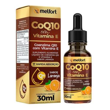 Imagem de Coenzima Q10 Com Vitamina E Rápida Absorção 30ml Melfort-Unissex