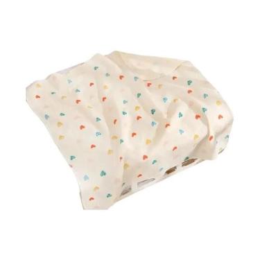 Imagem de Cobertor De Algodão Muslin Para Bebês 80x80cm Toalha De Banho Infantil