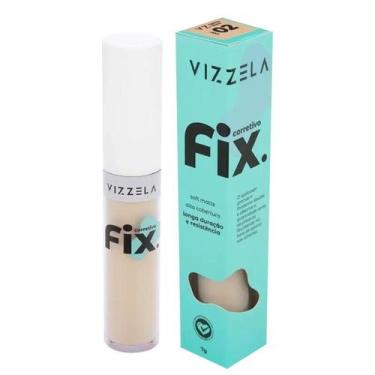 Imagem de Vizzela Corretivo Fix Soft Matte 02 - Vizzela Cosméticos