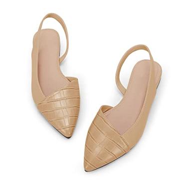 Imagem de LAICIGO Sandálias Femininas De Bico Fino Com Estampa Animal, Mules, Rasteirinhas E Rasteirinhas