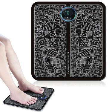 Imagem de Massageador Ortopédico Tapete Almofada Pulso Elétrico Pés Ems - Tela D