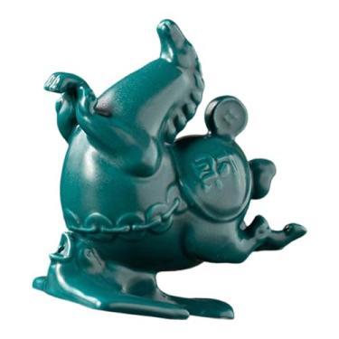 Imagem de Generic Incensário em miniatura em formato de cavalo, peça central de mesa com estatueta, porta-incenso para varetas, ideal para hotéis, escritórios e, Verde