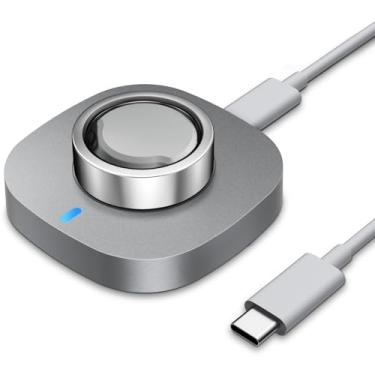Imagem de Vigamen Carregador compatível com Oura Ring Gen 3 Horizon/Heritage-Size 11, estação de carregamento rápida e segura com cabo USB-C para Smart Ring