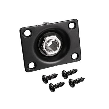 Imagem de Generic Soquete de entrada de placa mono de saída de guitarra de 6,35 mm de 6,35 mm para guitarra elétrica, preto