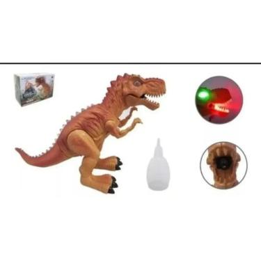 Imagem de Dinossauro Tiranossauro Rex Que Solta Fumaça com Luz e Som - toys