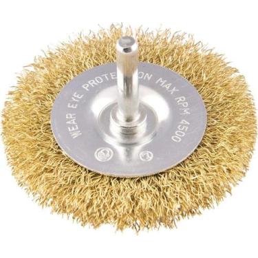Imagem de Escova circular ondulado 3x3/8" haste 1/4" 4500rpm - Vonder