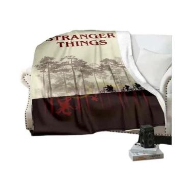 Imagem de Cobertor De Flanela Macio Queen Size Stranger Things Para Decoração De