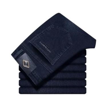 Imagem de Calças Jeans Masculinas De Negócios Com Alta Elasticidade, Calças De T