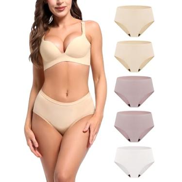 Imagem de AIRCUTE Calcinha feminina lavável para incontinência urinária para adultos, à prova de vazamento, absorvente e protetora da bexiga (pequena, pacote com 5)