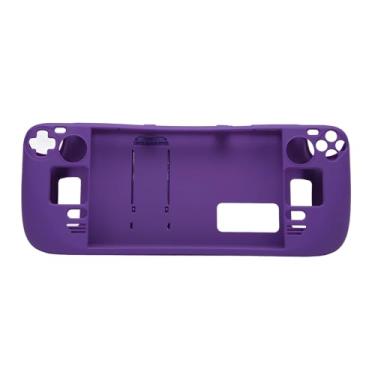 Imagem de Generic Capa Protetora Kickstand para Steam Deck Proteção Total à Prova de Choque Compatível Com Dispositivos Portáteis de Jogo Ergonomicamente Projetado para Aderência Confortável (Roxo Escuro)