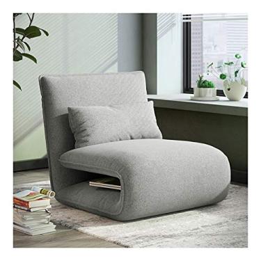 Imagem de pcagfaajmh Sofá-cama dobrável moderno e simples, sofá conversível 3 em 1, sofá-cama para sala de estar (cor: A) (B)