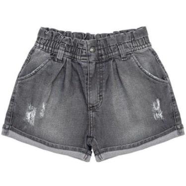 Imagem de Shorts Juvenil Look Jeans Clochard Black - UNICA - 10-Feminino