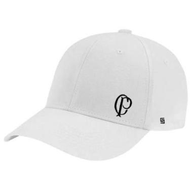 Imagem de Boné Corinthians Bordado Frente CP Masculino Branco Supercap-Masculino
